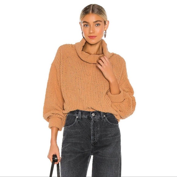 Free People Pullover in Camel - Picture 1 of 9